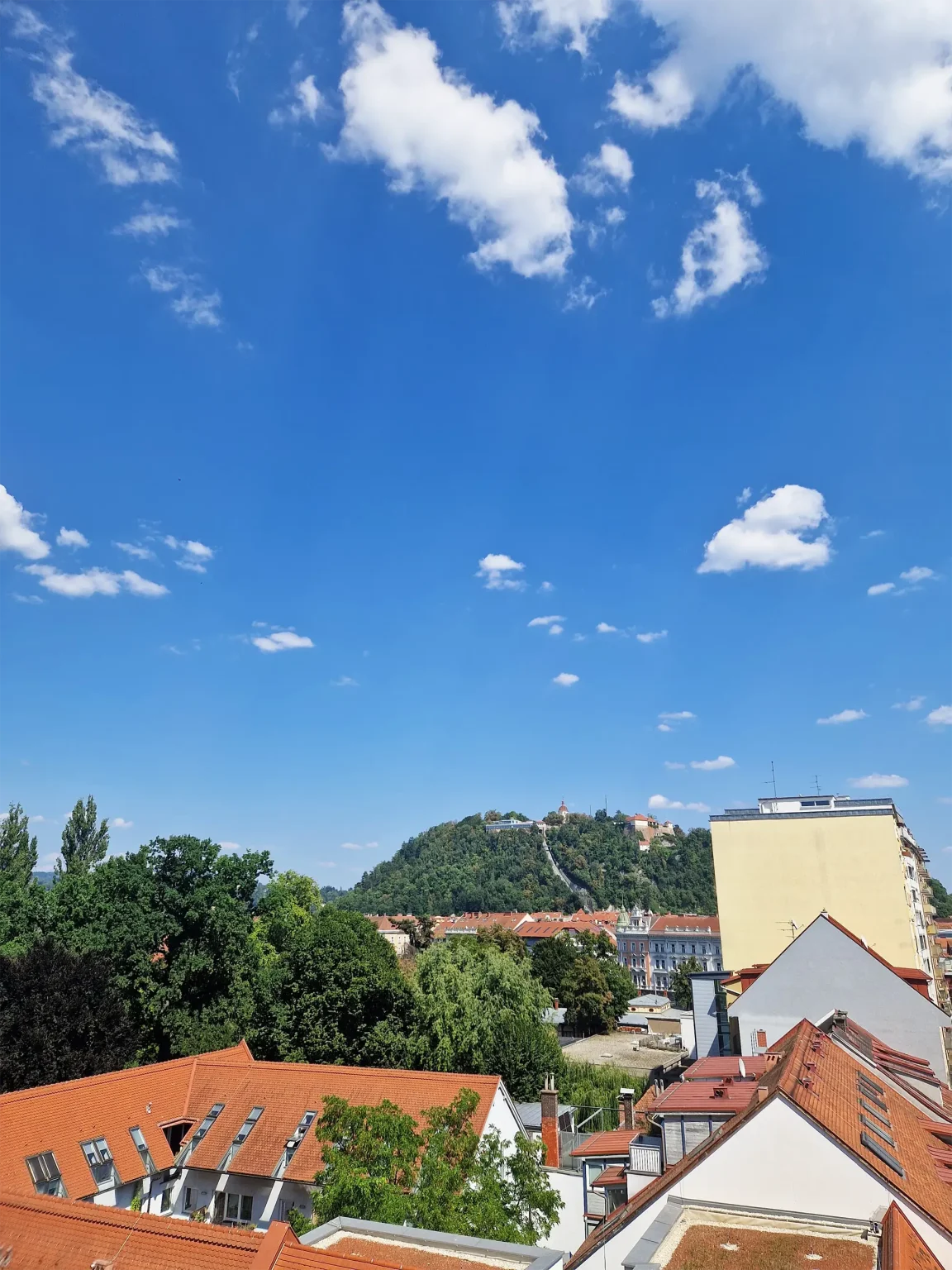 Ausblick Wohnung in der Strauchergasse Graz