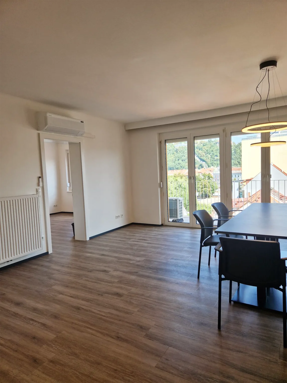 Essbereich Wohnung in der Strauchergasse Graz